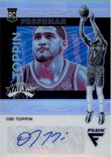 2020-21 Panini Flux Flux Freshman Signatures #9 Obi Toppin Auto - NM-MT