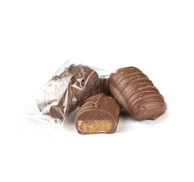 Giannios Milk Chocolate English Toffee Wrapped Candy Candies 2 lbs Free Shipping