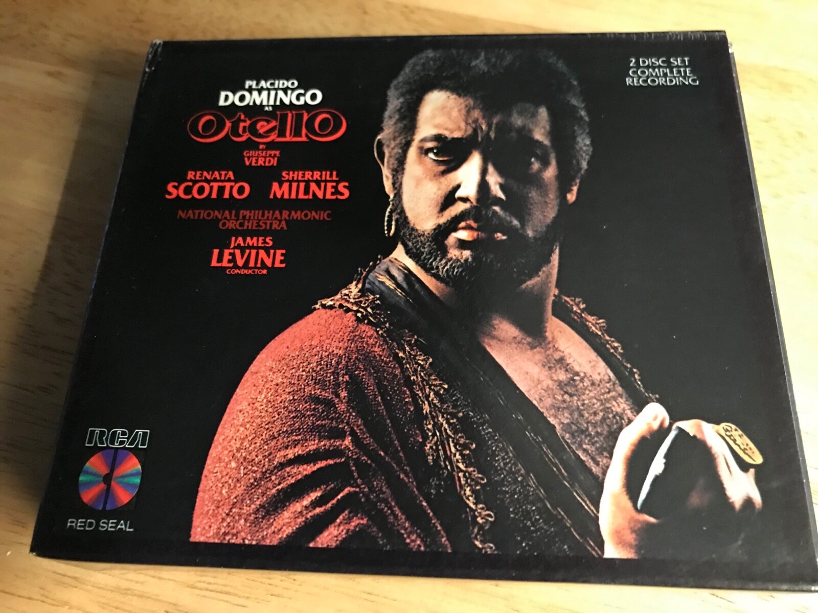 VERDI OPEREA PLACIDO DOMINGO AS OTELLO 2 CD SET RCA RED SEAL [LIKE NEW ...