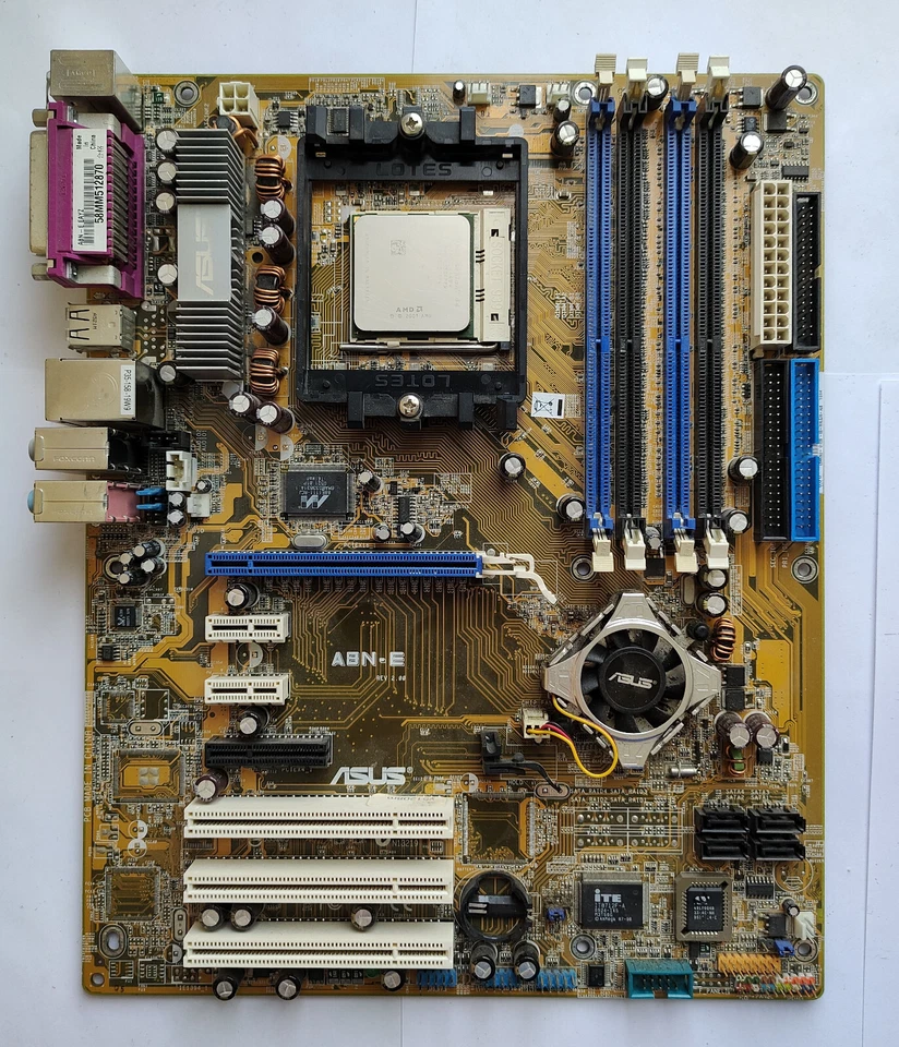 Asus A8N-E Motherboard with Athlon 64 3800+ CPU and 2GB RAM - Test OK! - Image 2 of 4