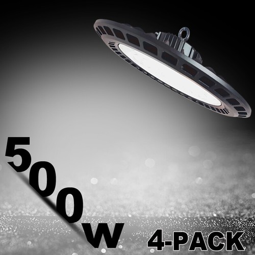 4 Pack 500w watt ufo led light LED Factory Warehouse Commercial Light Fixtures
