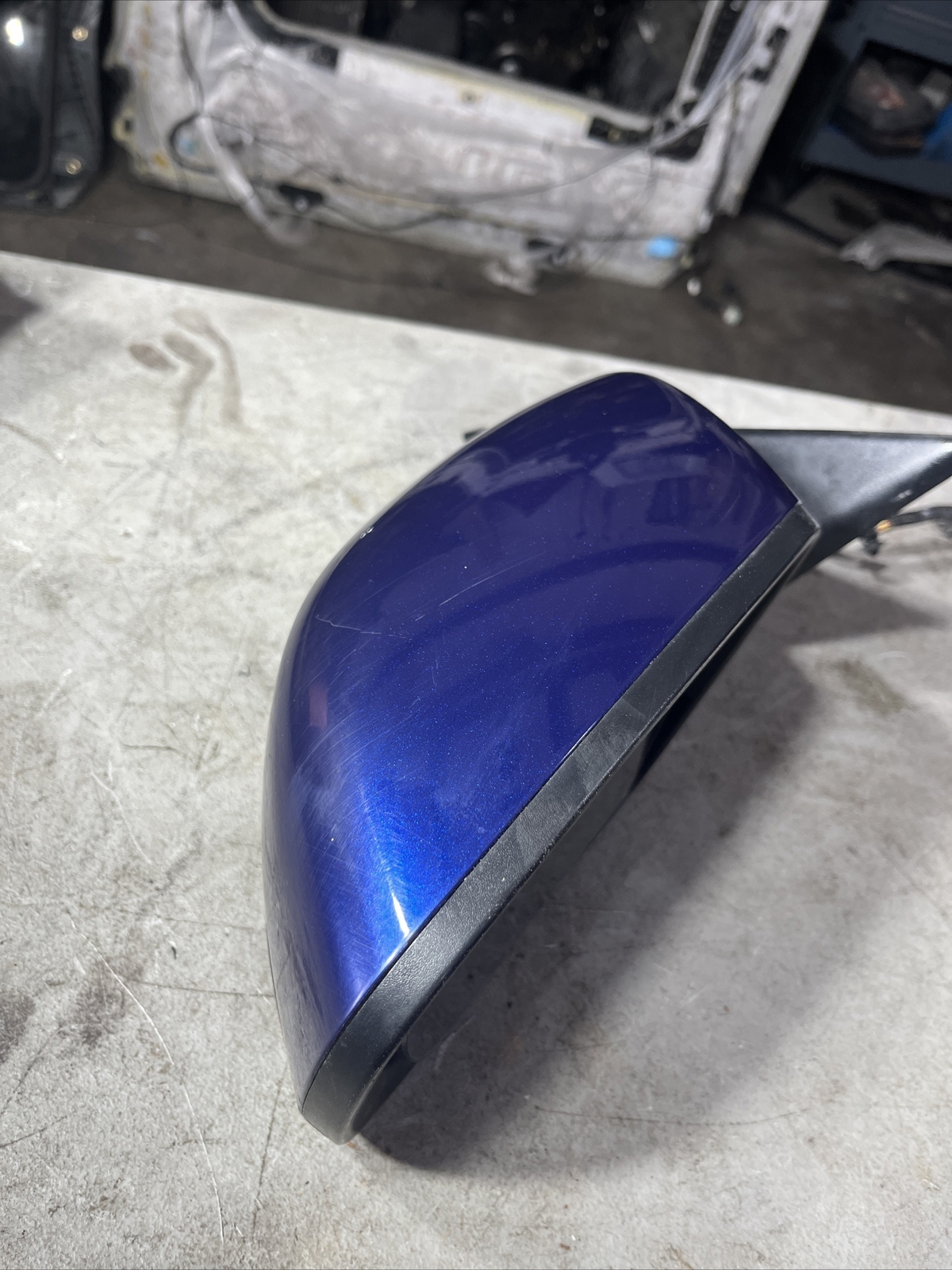 ✅ 2014-2017 MASERATI GHIBLI EXTERIOR LEFT DRIVER SIDE VEIW MIRROR BLUE OEM