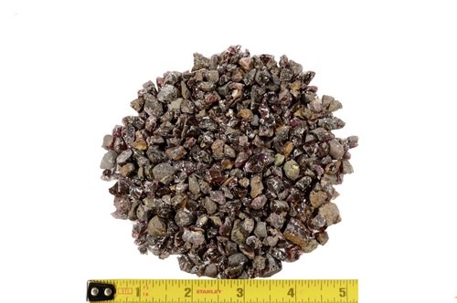 GRANATO DI ALMANDINO 1/4" 6 oz sacchetto esemplare minerale di roccia pietra naturale - Foto 3 di 4