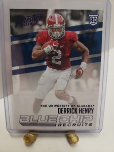 2016 Panini Prestige Blue Chip Recruits #7 Derrick Henry rookie card rc