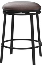 Set Of 2 OUllUO Swivel Bar Stools Counter Height Stools Stools for Kitchen