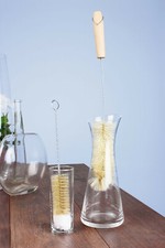 4er Set Flaschenb&uuml;rsten Flaschenreiniger Reinigungsb&uuml;rste Sp&uuml;lb&uuml;rste Wolle 45 cm