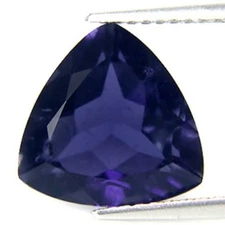 IOLITE 5 MM TRILLION CUT ALL NATURAL