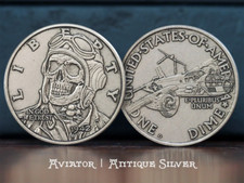Aviator Silver Finish by Dead on Paper-Made in the USA