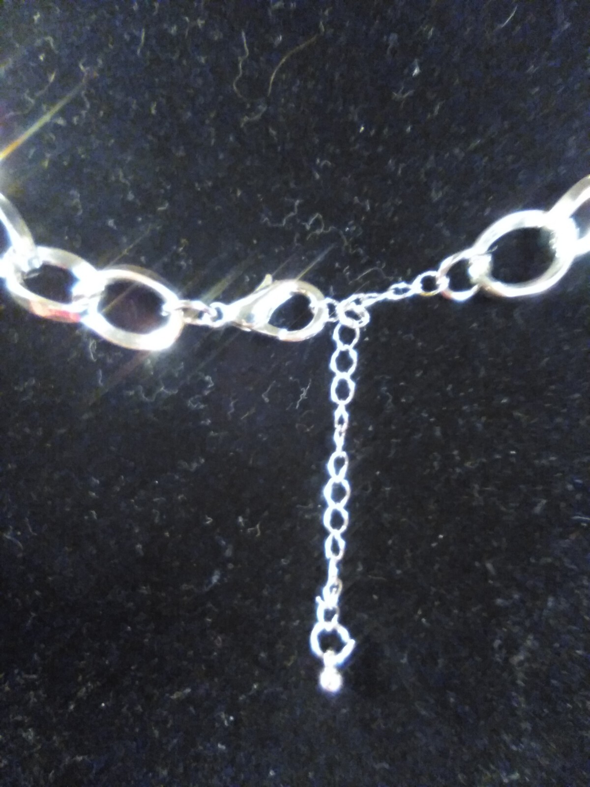 Hobé Style Silver Tone Chain Statement Necklace - image 6