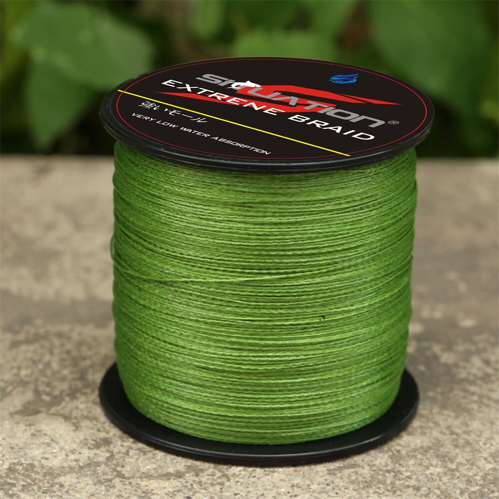 Army Green 3001000M Strong Braided Line Sea Freshwater Fishing Line eBay
