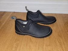 Bogs Urban Farmer Men's Waterproof Slip On Shoes 78872-001, Black Size 7