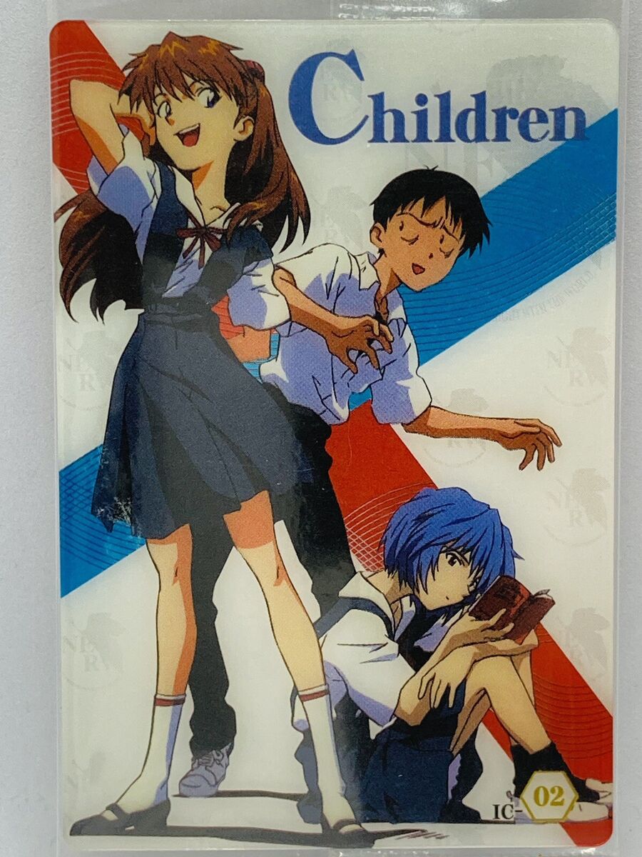 Neon Genesis Evangelion Rei Asuka Shinji Trading Card IC-02 Neon Genesis Evangelion Rei Asuka Shinji Trading Card IC-02
