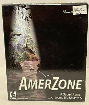 Amerzone PC 2001 Amer Point & Click Adventure NTSC Big Box NTSC Sealed NEW