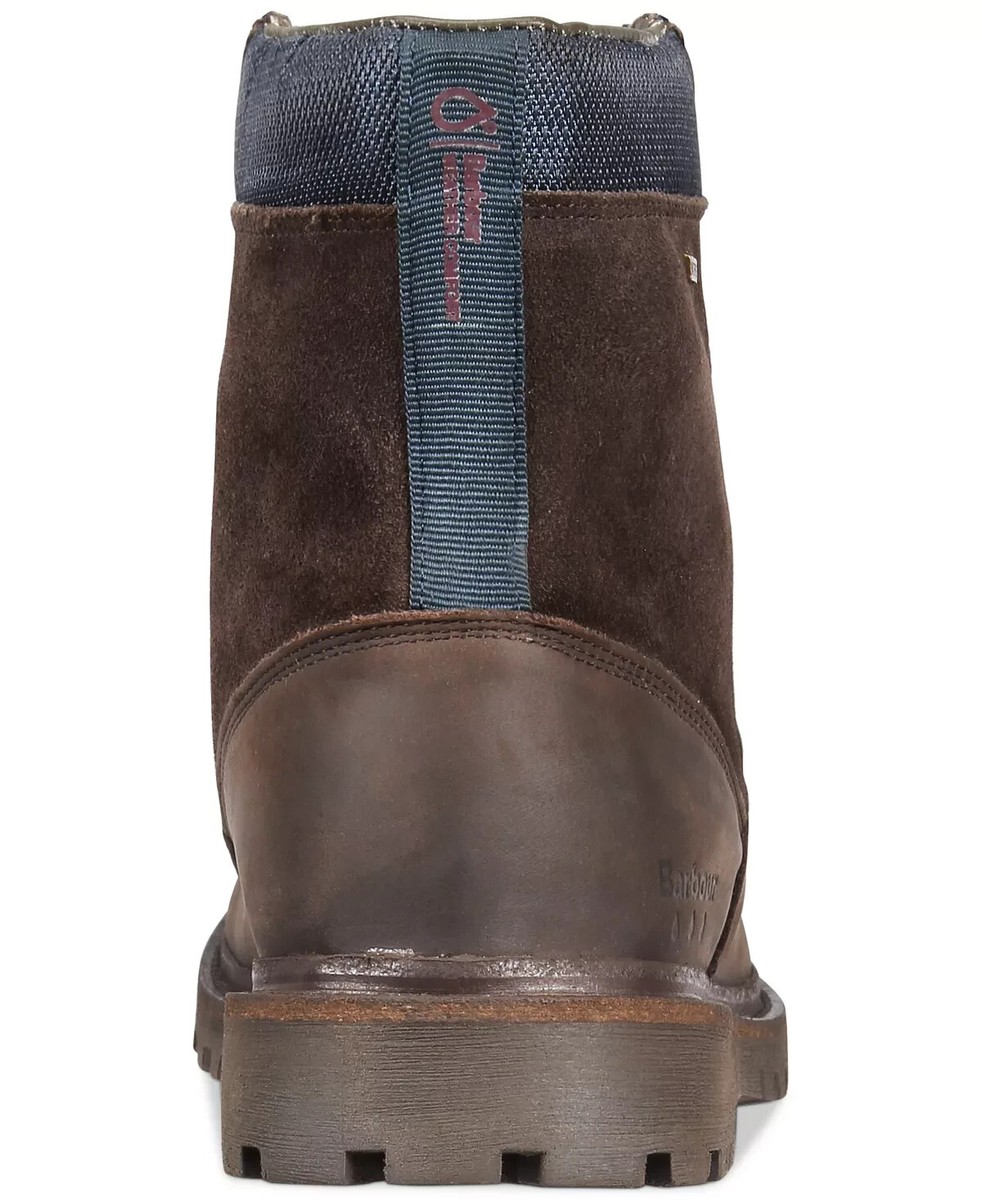 Size 6 - Barbour‎ Men\'s Chiltern Waterproof Leather Derby Boot Brown Barbour Chiltern II Olive Brown Waterproof Walking Boots main image 4
