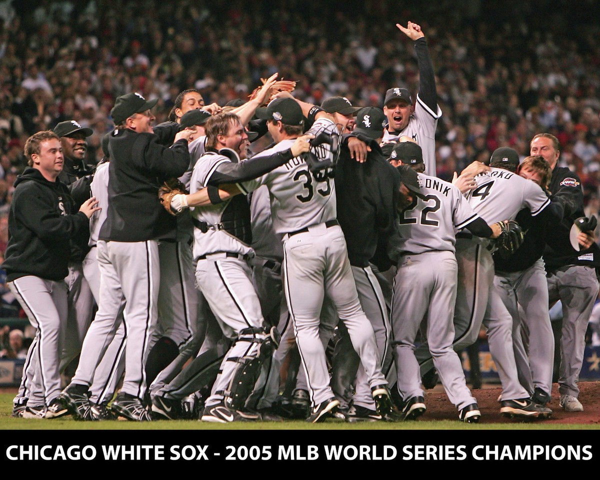 Chicago White Sox オリーブ　2005年記念 Black Chicago White Sox Green Bottom 2005 World Series Side