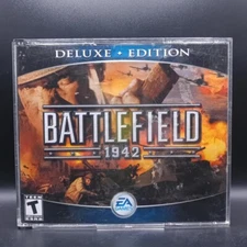 Battlefield 1942 Deluxe Edition (Windows PC, 2002) CIB Jewel Case 3-Disc