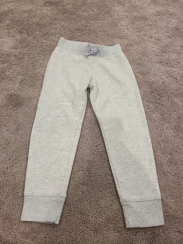 Kinder Mädchen springende Bohnen Lt graue Jogginghose Kunstkordelzug Größe 6