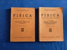 Gaetano Castelfranchi Fisica Ad Uso Del Liceo Classico Vol 1 2 Hoepli 1947 - t47
