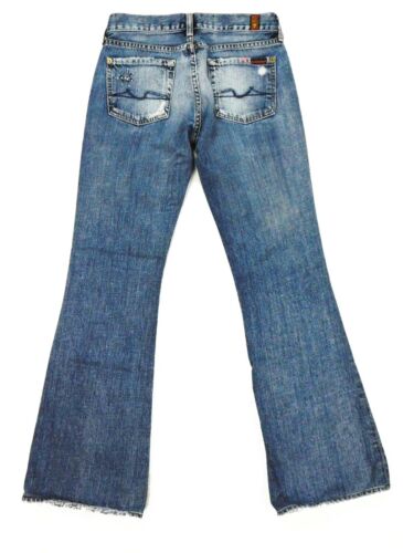 7 for All Mankind Damen Stiefel Jeans The Great Wall of China Größe W26 L30 Leibhöhe 7"