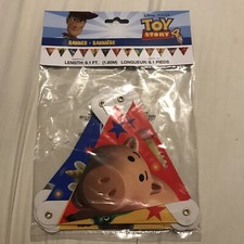 NEW SEALED Disney pixar Toy Story 4 birthday banner 6.1ft rare