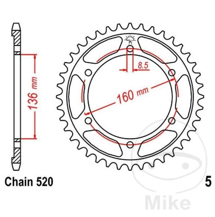 DID 520VX3 Catena X-Ring Set Oro Per BMW F650GS 2000-16, 16-47-112 Foto 4 de 4