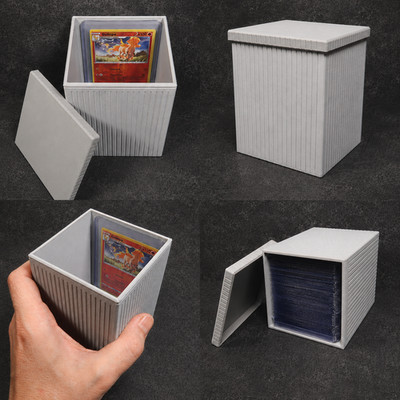 Premium Hardcase für 50 Toploader 76x101mm Passgenau Storage Box TCG & Pokemon