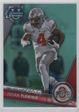 2023 Bowman U Chrome Aqua Refractor 160/299 Julian Fleming #109 17r2