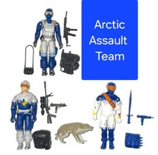 GI Joe Cobra Black Major Arctic Assault Team SNAKE-EYES LOWLIGHT BEACHHEAD Lot