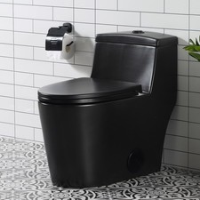 HOROW One Piece Toilet Power Dual Flush Standard Toilet Bowl w/ ADA Chair Height