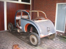 Auto van 1937 in onderdelen: DKW-F5