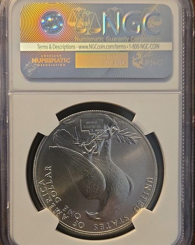 1984-S Olympics $1 Commemorative Silver Dollar NGC MS69 - Picture 4 of 4