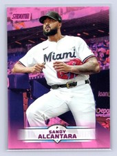 2025 Stadium Club #120 Sandy Alcantara Pink Foil