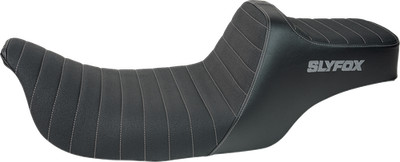 Slyfox High Noon Classic Stitch Seat fits 1997-2007 Harley Touring FLHR FLHX