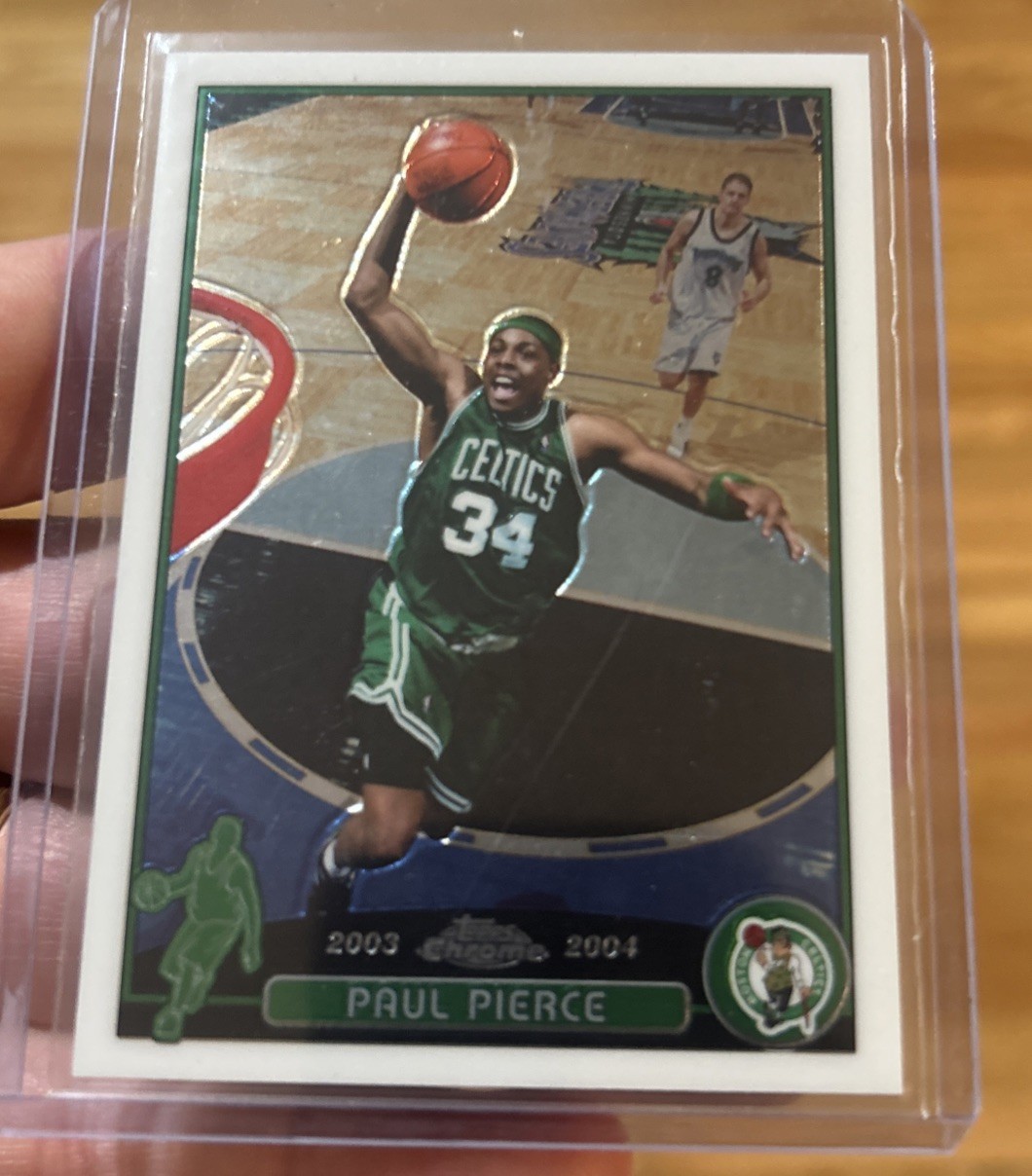 2003-04 Topps Chrome Paul Pierce #14 Refractor – Boston Celtics – HOF NBA