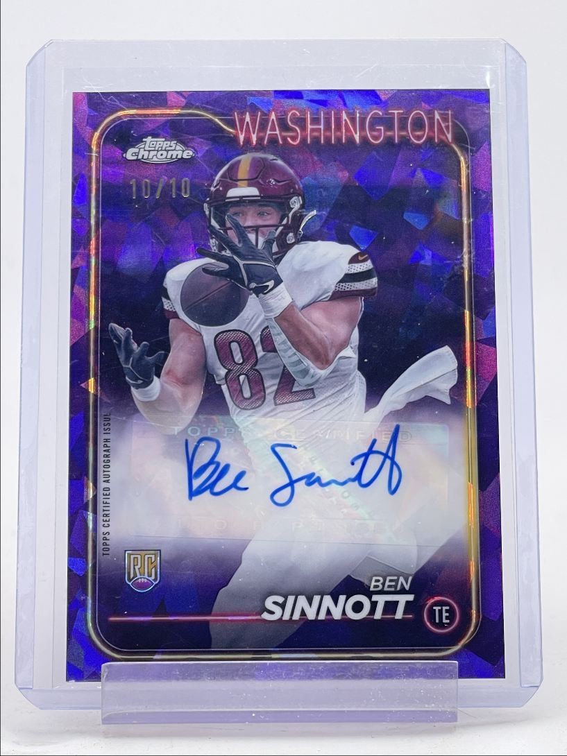Ben Sinnott Topps Chrome Sapphire Rookie Autographs #RABSI Purple