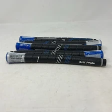 Golf Pride CP2 Wrap Black Blue Jumbo Golf Grips 60R Control Core 5-Pack