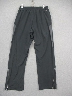 Nike Pants Mens Large Fit Dry Track Athletic Zip Pockets 321314