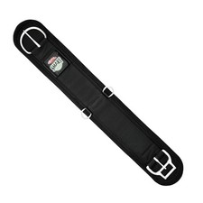 Weaver Leather Felt Lined Straight Smart Cinch Black, 24-Inch