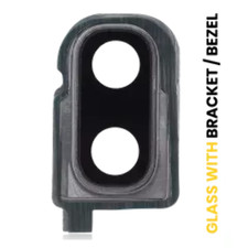 Back Camera Lens With Bracket / Bezel For Samsung Galaxy Z Flip 4G F700 / Z Fl