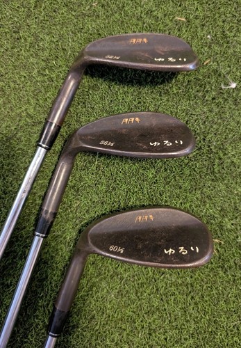 Yururi Tataki 3 Wedge Set Left Handed DGS300 New Iomic Grips!