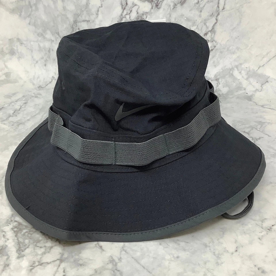 Nike Unisex Mediano Negro Dri-FIT Apex Sombrero Cubo Activo Rendimiento Exterior F5 Foto 2 de 4