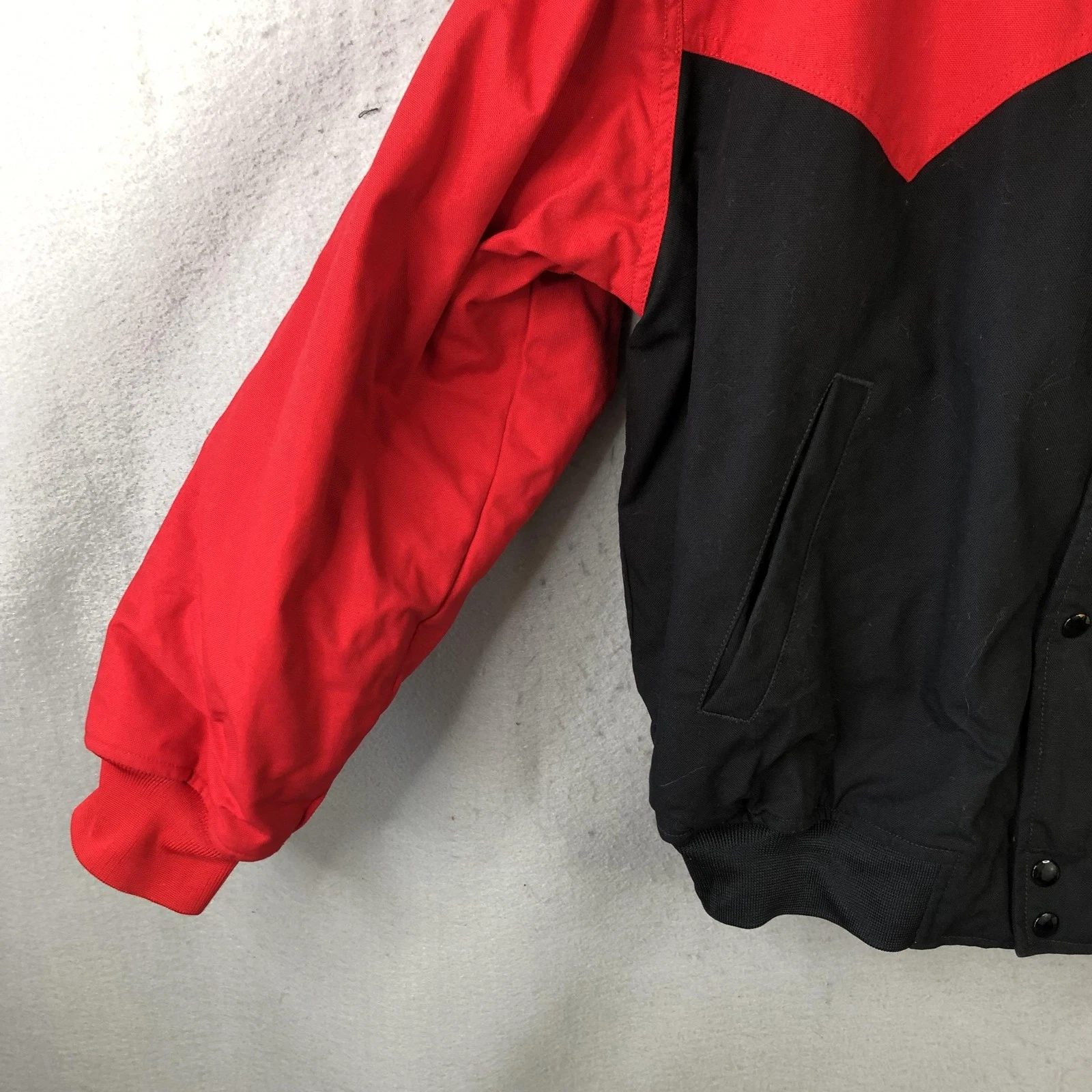 Vintage Wrangler Rodeo Jacket Mens XL Red Black Westark Las Vegas 2003 Western image 12
