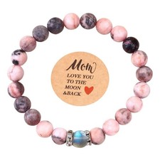 Gifts for Mom,Sister,Aunt,Grandma,Gemstone Beaded Bracelet for women teen Birthd