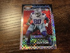 #548 2024 Topps Chrome Tyler Guyton Prism Refractor RC #299 Cowboys
