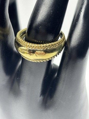 Carolyn Pollack Relios Brass Ring Size 7 QVC Native Tribal Southwestern