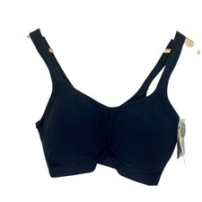 Truekind Daily Comfort Wireless Shaped Bra Black Size 2XL Stretch Adjustable