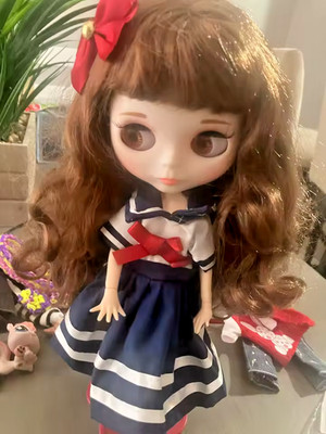 Blythe French Sailor Dress Set