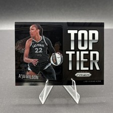 A'JA Wilson 2025 Prizm WNBA Top Tier Insert Card #2 Las Vegas Aces SP