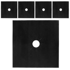 5 Stück Herdschutz mit Lückenstreifen, Ersatz-Reinigungspads für die Küche