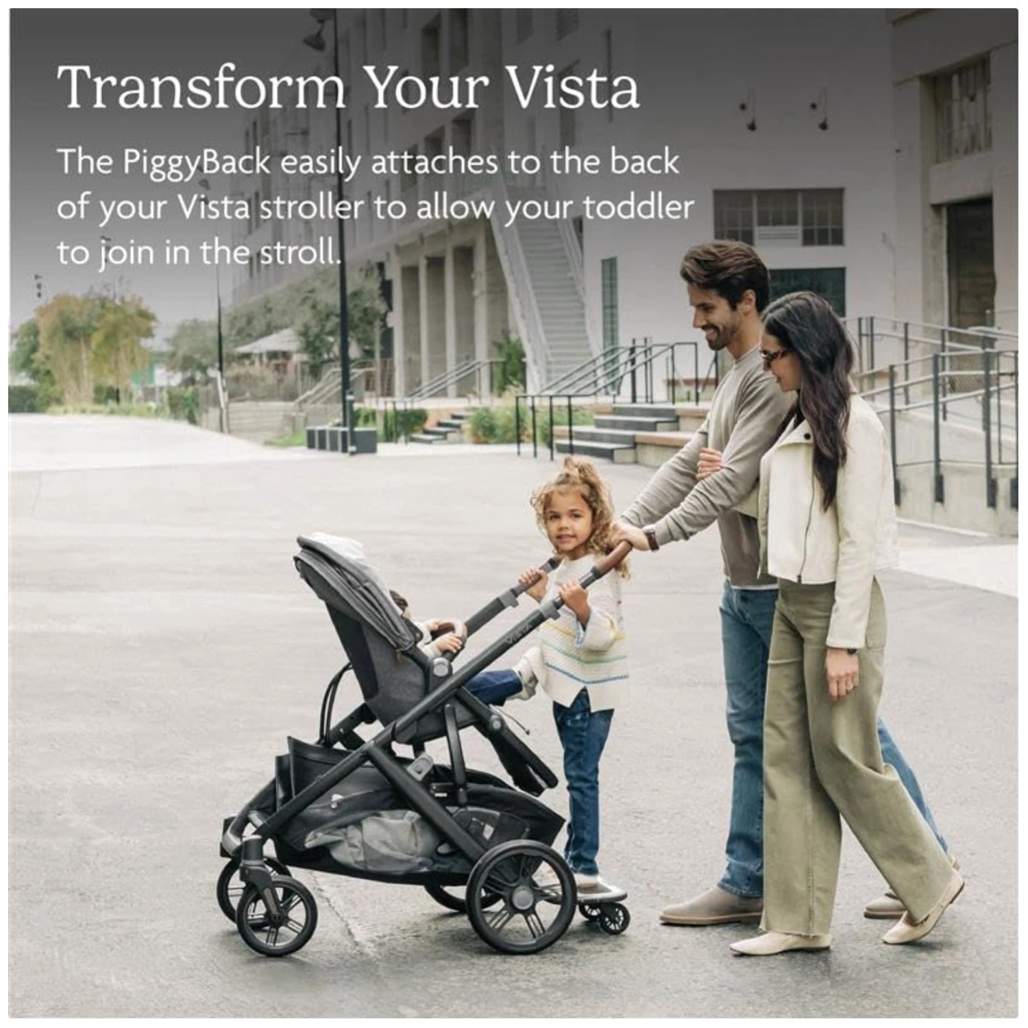 Stroller Attachment Board for Vista V2/V3 - 55 lbs. Capacity~-